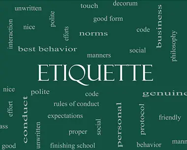 INIFD Etiquette Classes