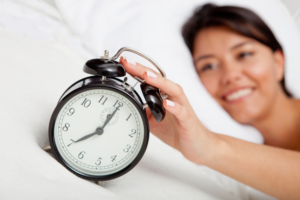 Time-to-wake-up-for-a-beautiful-woman-sleeping
