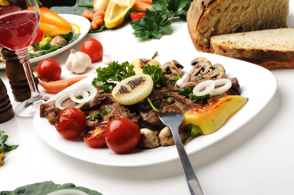 delicious-prepared-and-decorated-food-on-table
